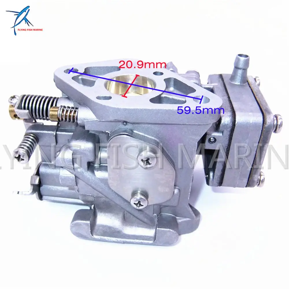 Boat Motor Carburetor 6G1-14301-01 for Yamaha 2-stroke 6hp 8hp  6CMH 6DMH 8CMH outboard motors 6G1-14301