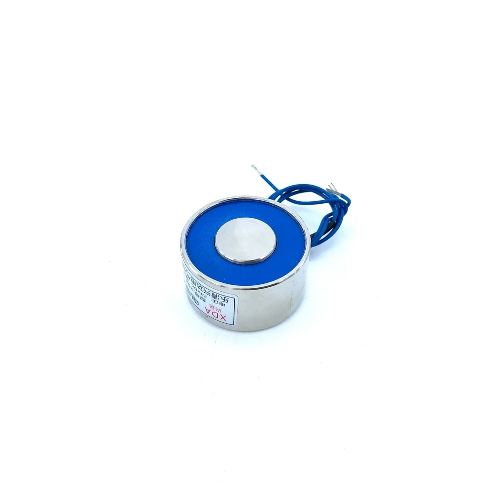 YJ-50/27 Holding Electric Sucker Electromagnet Magnet Dc 12V 24V Suction-cup Cylindrical Lifting 80KG Gallium Metal China