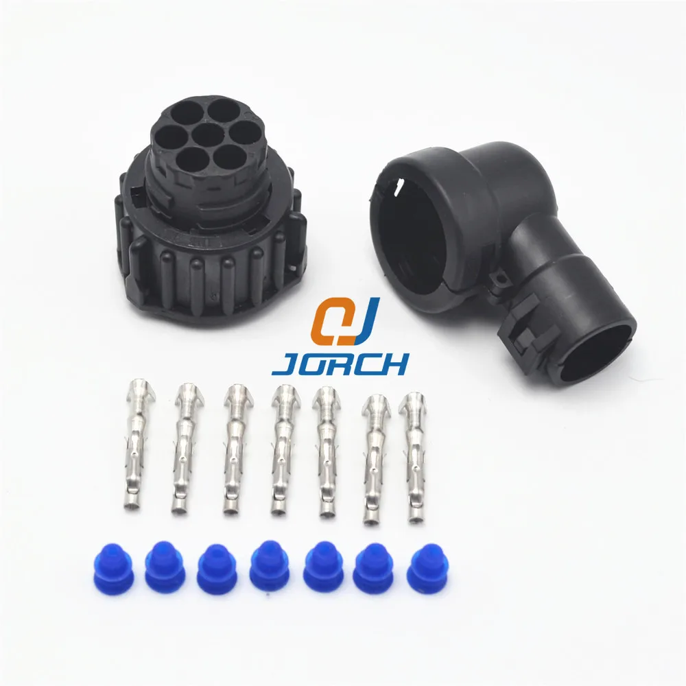 

10 sets kits 7 Pin female Auto Sensor connector 967650-1with cable Sheath 965783-1 Waterproof IP67 temp resistance car plug