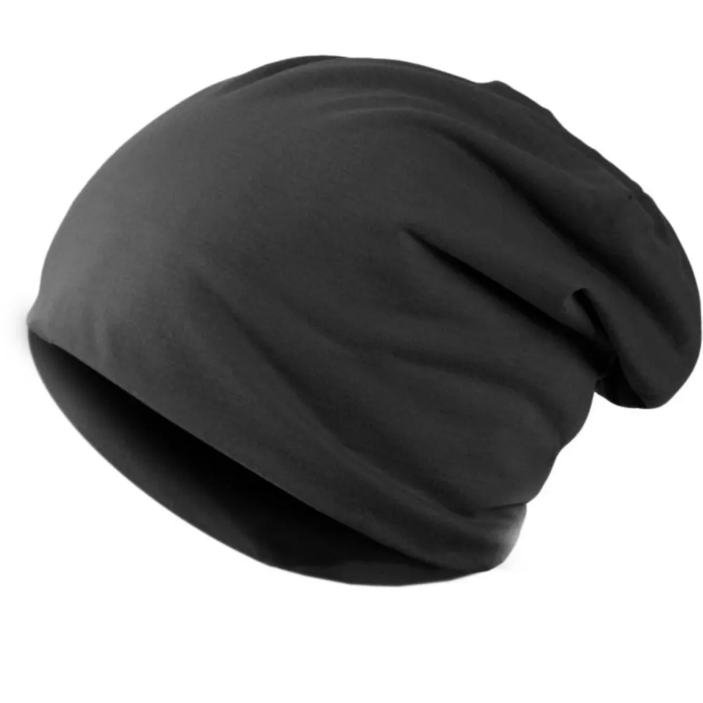 Gorro de punto para hombre y mujer, gorro de alta calidad, Color sólido, estilo Hip-hop, Slouch, Unisex