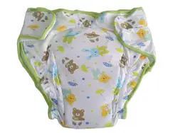 Adult Printed teddy cloth pant /Cloth diaper with padding inside/ABDL training pant/Washable adult training pant