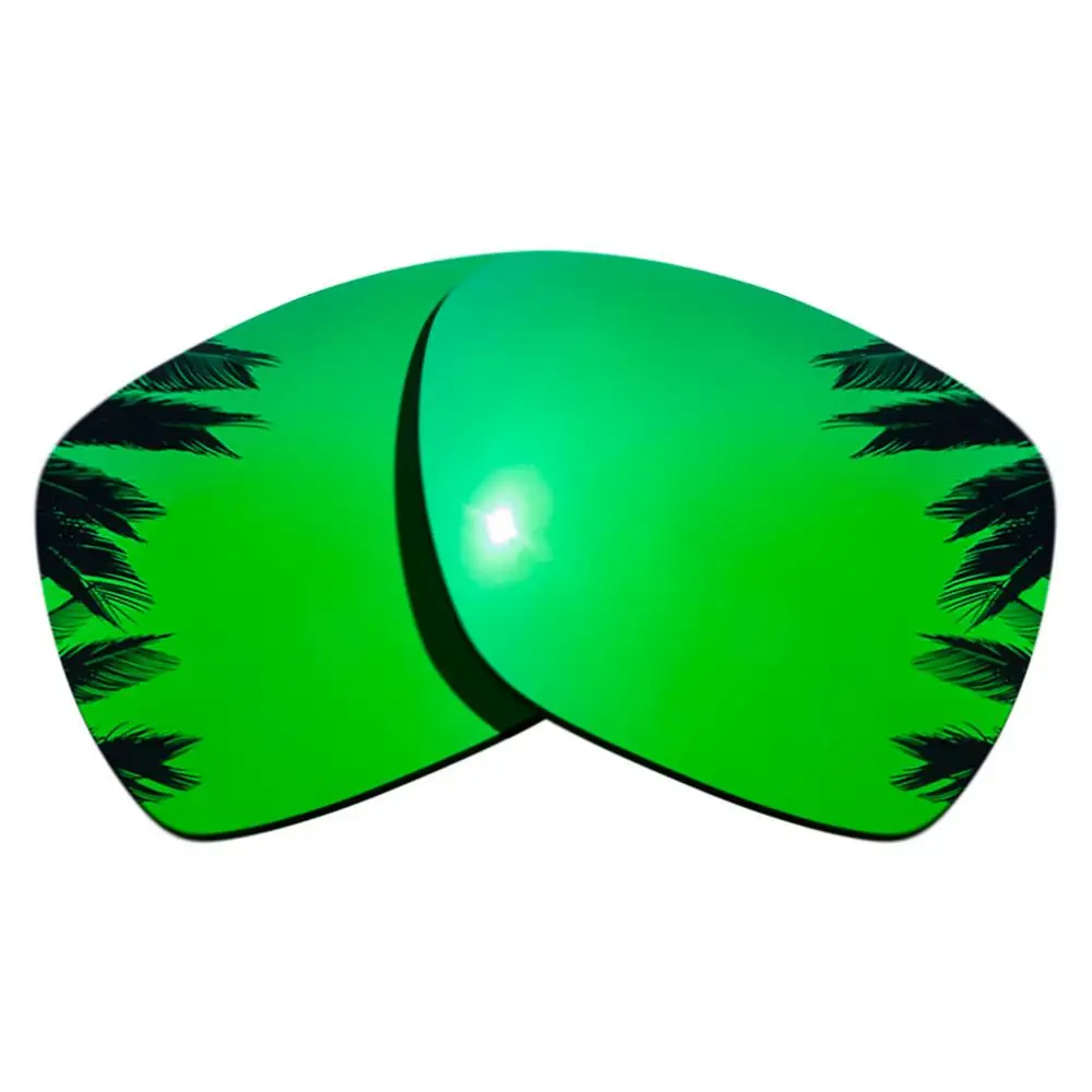 

Green Mirrored Polarized Replacement Lenses for Deviation Sunglasses Frame 100% UVA & UVB Anti-scratch