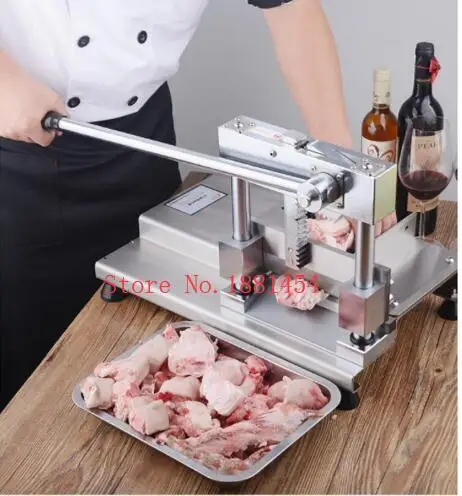 

2019 Manually Pig Ribs Bone Saw chop bone cutting machine bone cutter 350mm ne