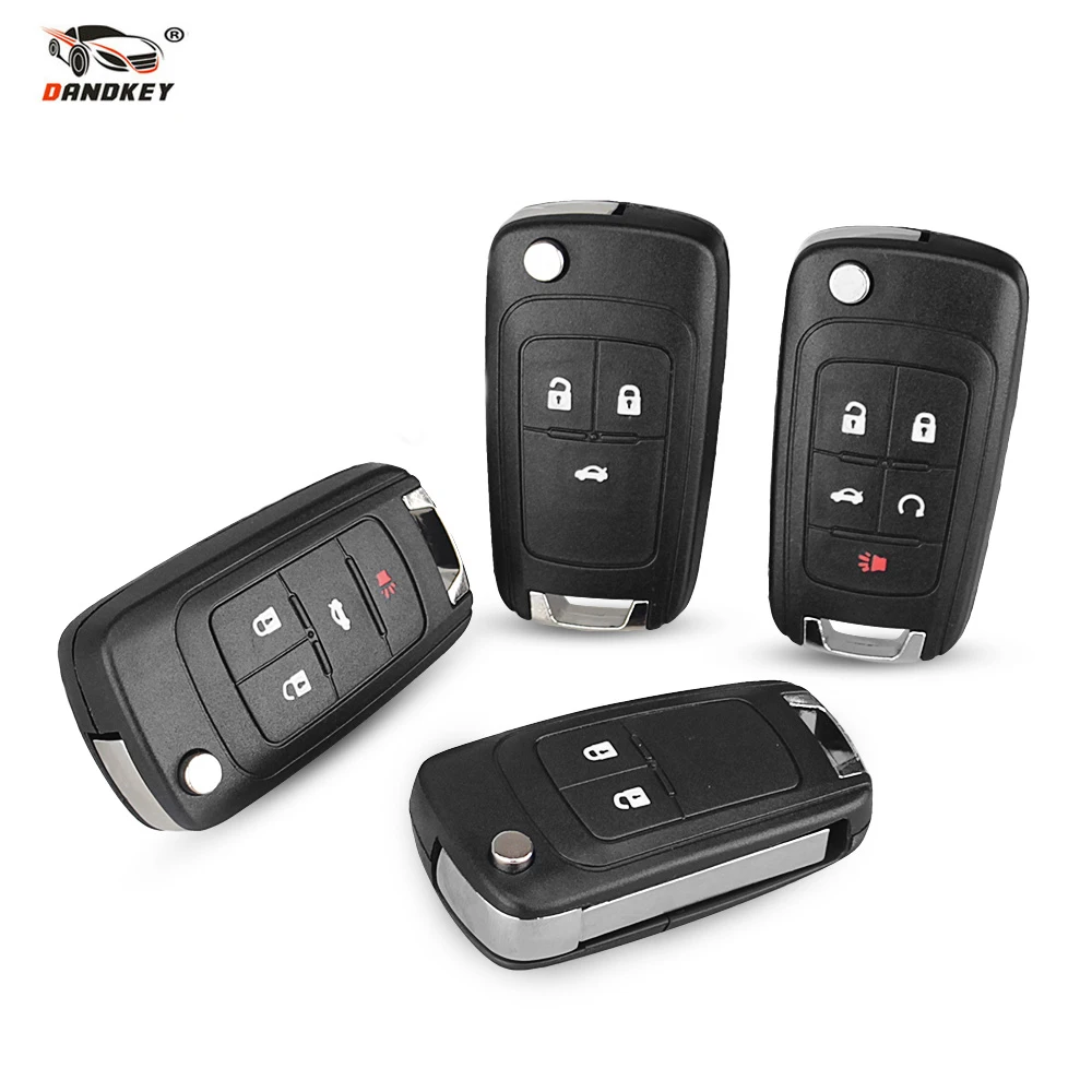 Dandkey 2 3 4 5 Buttons Car Key Shell Remote Flip Key Fob Case For Opel Vauxhall Astra H Insignia J Vectra C Corsa D Zafira G