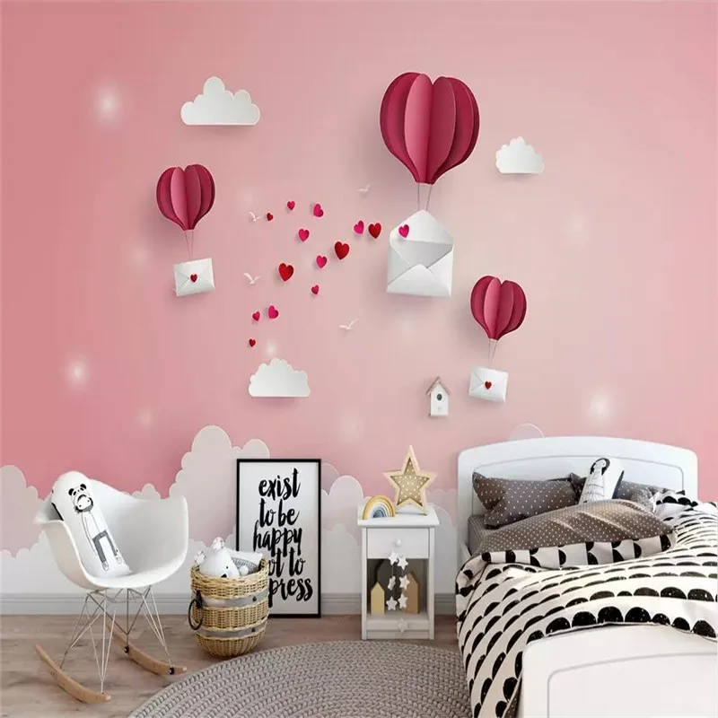 Einfache nette papier-cut kinderzimmer hintergrund professionelle produktion wandbild tapete großhandel, custom poster foto wand