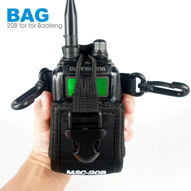 Protection Bag Case for Baofeng UV-5R BF-888s Kenwood Yaesu Icom Walkie Talkie Two Way Radio MCS-20B