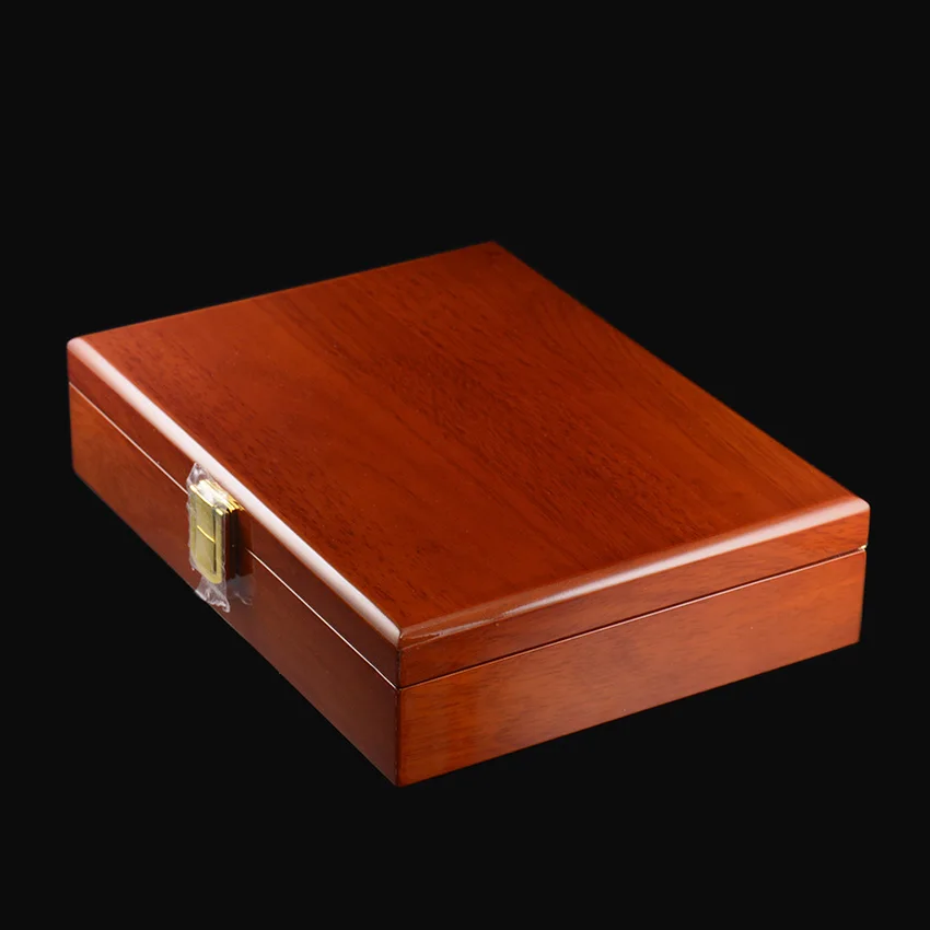 Imagem -04 - Painted Wooden Gift Box Luxury Cufflinks Box Autêntico 20 Pares de Capacidade 240x180x55 mm Alta Qualidade