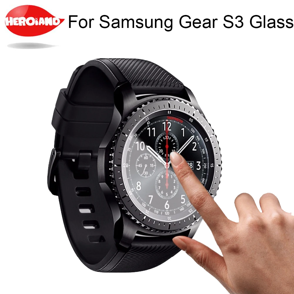 For Gear S3 Classic Glass Screen Protector SUNDATOM Tempered Glass for Samsung Gear S3 frontier LTE 2.5D Round Edge Anti-scratch