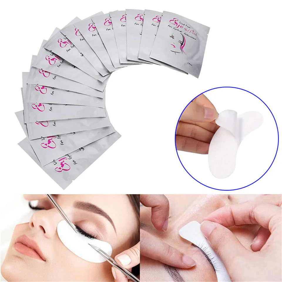 Eye Pads Patches for Eyelash Extension Patches Eyelash Hydrogel Eyelash Pads False Eyelashes Under Eye Pads Tips Sticker