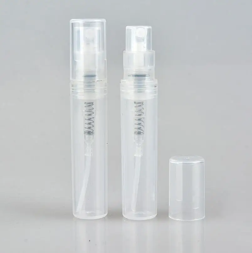 ขายส่งคุณภาพสูง 3ml ขวดสเปรย์พลาสติกรีฟิลปั๊มสเปรย์ขวดน้ําหอมสําหรับเดินทาง