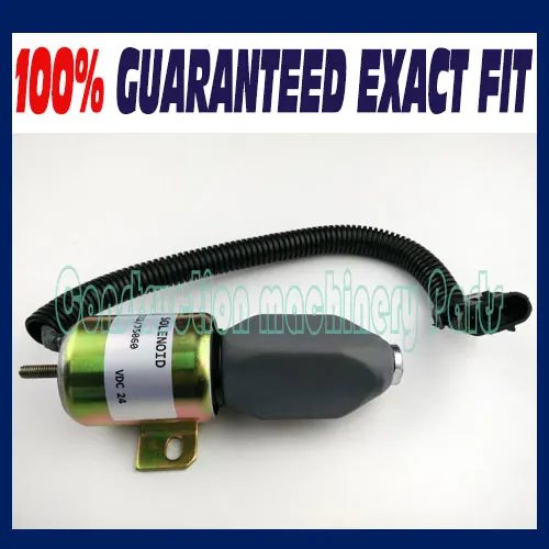 332/J5060 For JCB Fuel Shutoff Solenoid JS130 JS160 JS180 JS240 JS260 24V