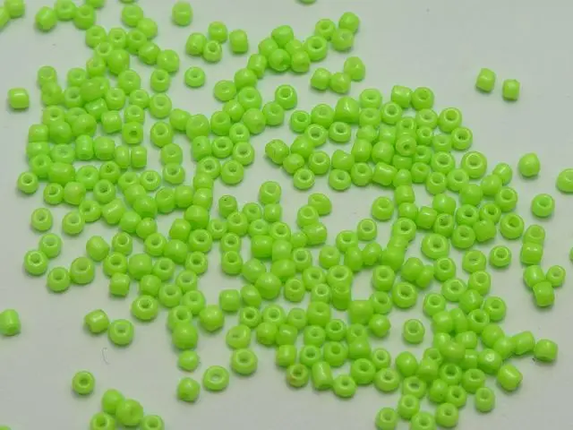 5000 Neon Color Glass Opaque Seed Beads 2mm (10/0) + Storage Box Pick your Color