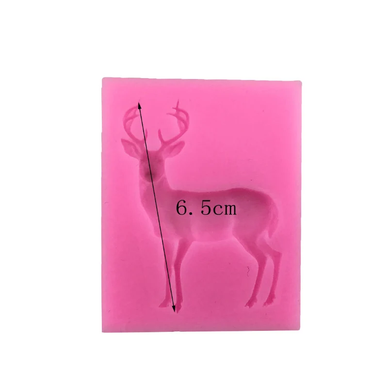 Sugarcraft Deer silicone mold fondant mold cake decorating tools chocolate gumpaste mold