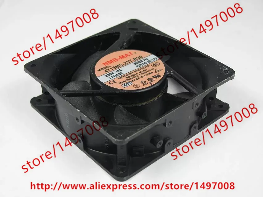 

NMB-MAT 4715MS-23T-B30 A00 AC 230V 12/11W 120x120x38mm Server Cooling Fan