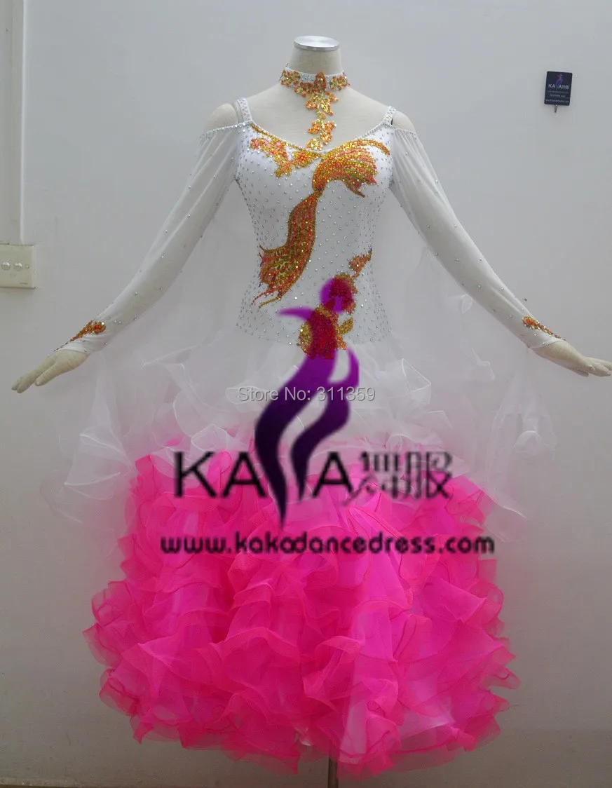 

KAKA DANCE B1420,New Dance Wear Ballroom Standard Dance Dress,Waltz Competition Dress,Women,Ballroom Dance Dress