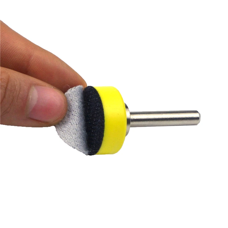 POLIWELL 1inch 25mm Móc & Vòng Lặp Lại lên Tấm Chà Nhám với Vít Xoay Chà Nhám Đĩa Hút Pad Đánh Bóng mài Dụng Cụ Mài