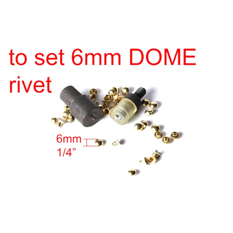 Die Mold for 6mm Mushroom Cap Rivet Hand Press Machine Setter Fixing tool Rivet Setter Tool