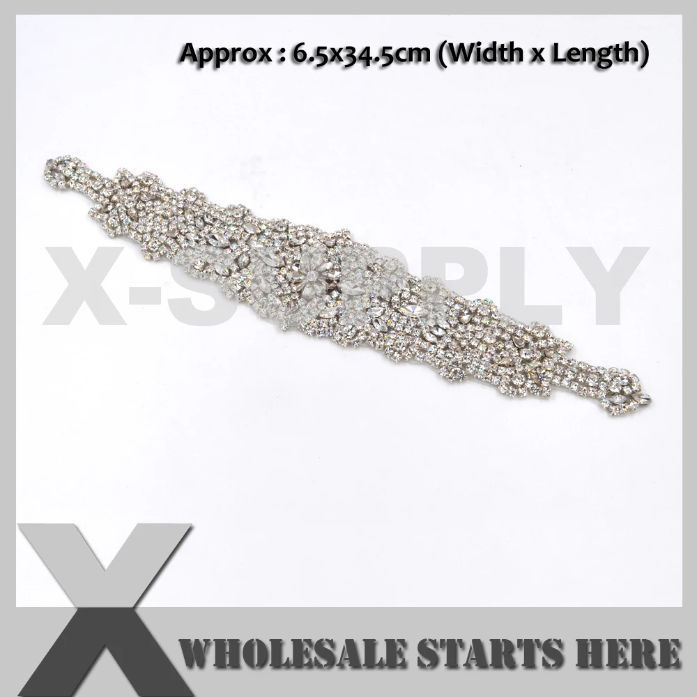 

Свадебная аппликация из бисера и кристаллов со стразами, алмазная вышивка для свадебного украшения, повязка на голову, подвязка, пояс, шляпа