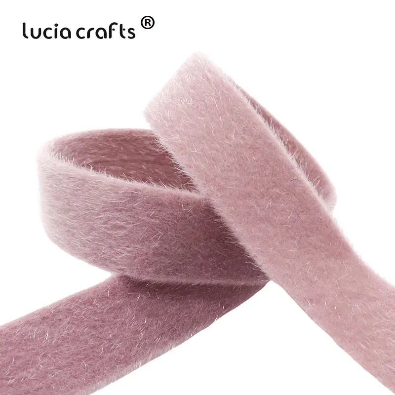 1yard 10/15/25mm  Velvet Ribbons DIY Handmade Headwear Bow Crafts Garment  Fabric Accessories T0503