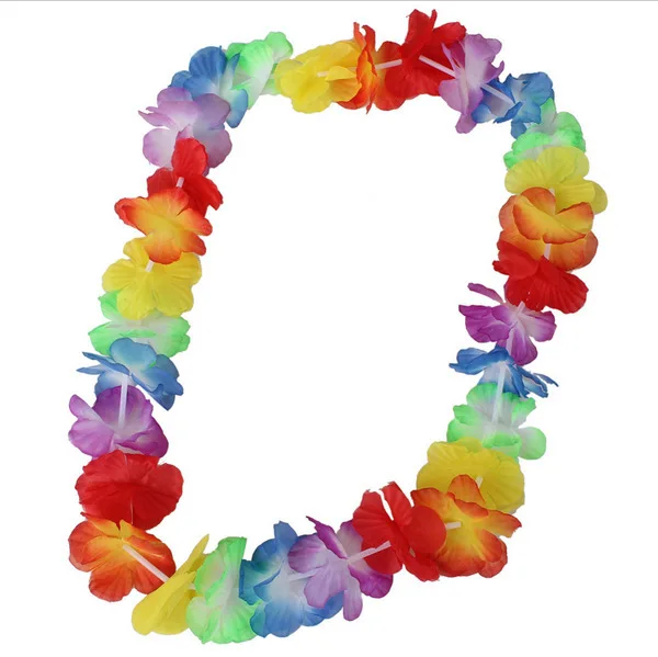 

240pcsHawaiian leis Party Supplies Garland Necklace Colorful Fancy Dress Party Hawaii Beach Fun