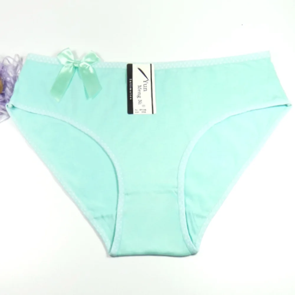 New Style 4PCS/LOT Big Yards 2XL/3XL/4XL Women\'s Panties Large Size Lady Biref Mum Pure Color Cotton Underwear 89166