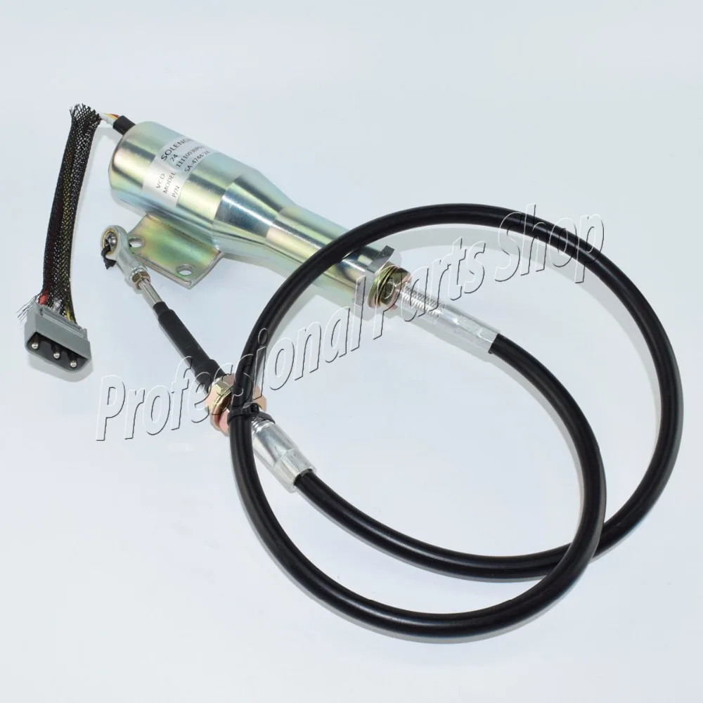 VOE 11110030 24V Stop Solenoid For Volvo Wheel Loaders L70 L90 L120 L150 L180 11110030P03