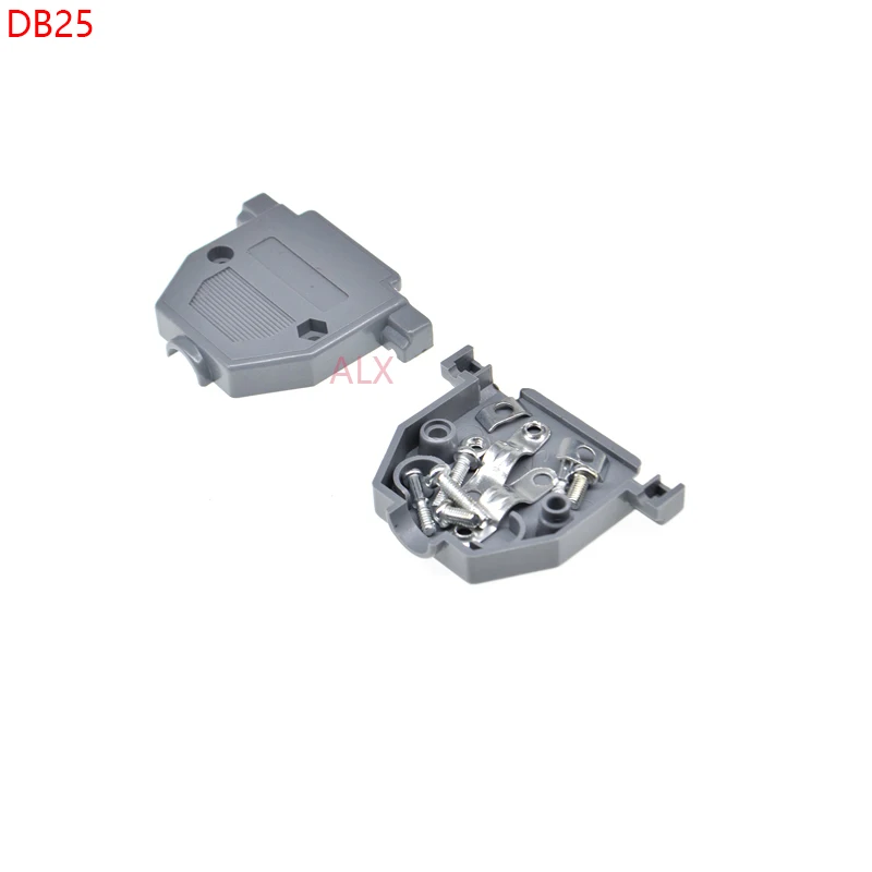 1/5/10Pcs Plastic Cover Housing Hood For D-SUB 25 Pin 2 Rows DB25 Pin Serial connector