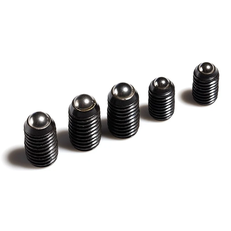 5pcs M6 M8 Black Grade 12.9 Staal Hex Socket Allen Lente Bal Plunger Grub Bout Punt Set Schroef Bout