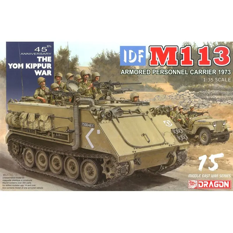 DRAGON 3608 1/35 IDF M113 Armored Carrier - Yom Kippur War 1973 - Scale Model Kit