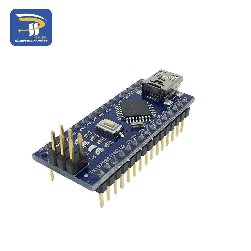 Geschweißtes nano 3.0 ch340g atmega328 mini ch340c controller board modul für arduino ch340 atmega328p usb v2.0 treiber mit kabel – Detail 5