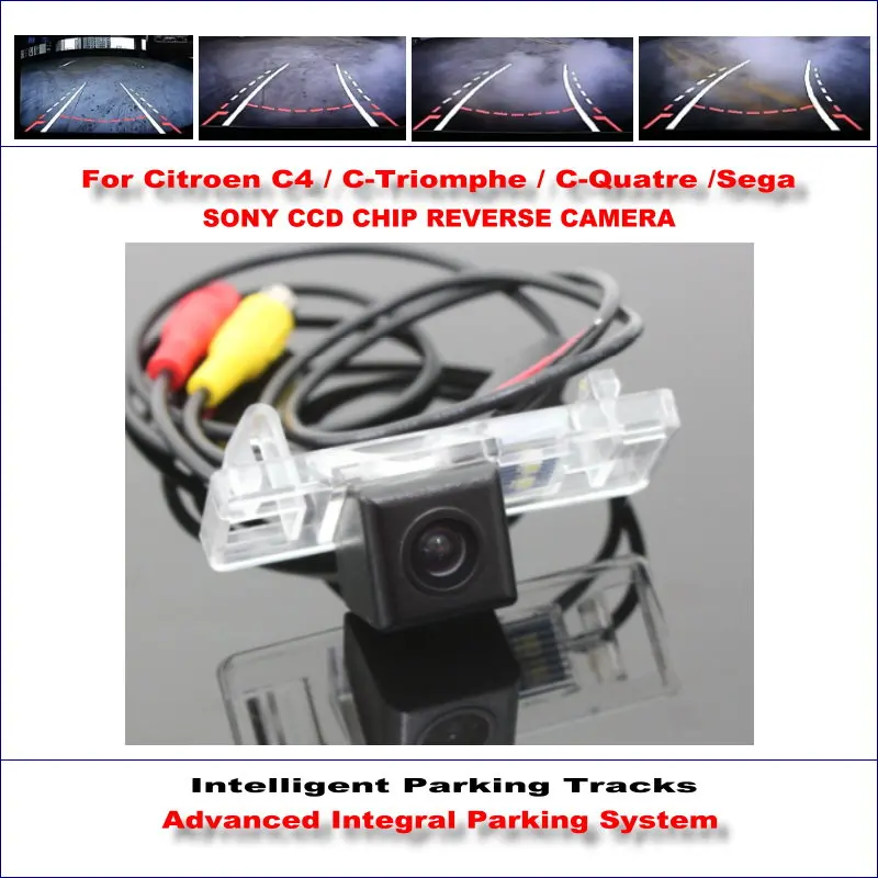 

For Citroen C4/C-Triomphe/C-Quatre/Sega Vehicle Parking Back Up Camera Car Rear View HD CCD CAM Auto Accessories NTSC PAL RCA