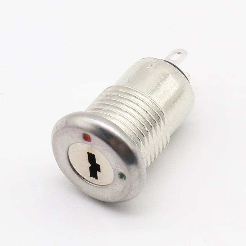 5pcs Key Switch ON/OFF Lock Switch KS-02