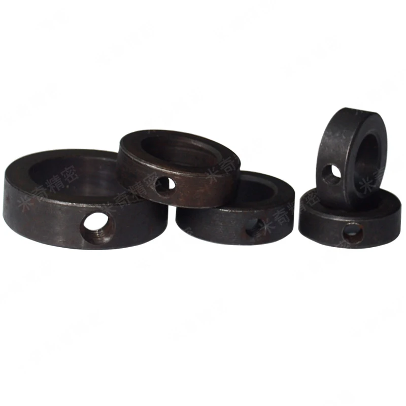 Anello di fissaggio dell'albero ottico in acciaio al carbonio collare dell'albero boccola in metallo anello distanziatore cuscinetto vite anello di bloccaggio anello di serraggio di spinta dia3