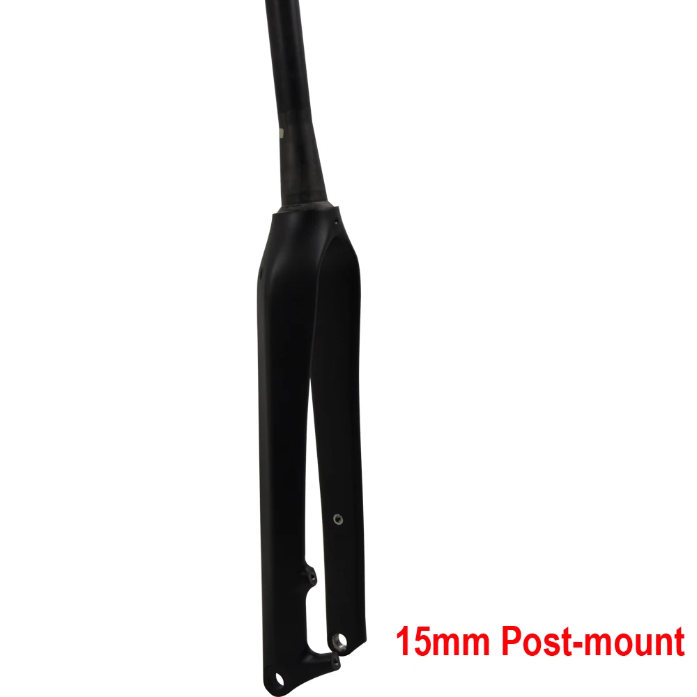 700c carbon road disc brake fork cyclocross fork 12mm flat mount 15mm post mount thru axle forks free shipping FK-CS01