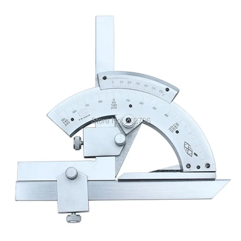 320 Degree Universal Bevel Protractor Angular Dial Length 150mm