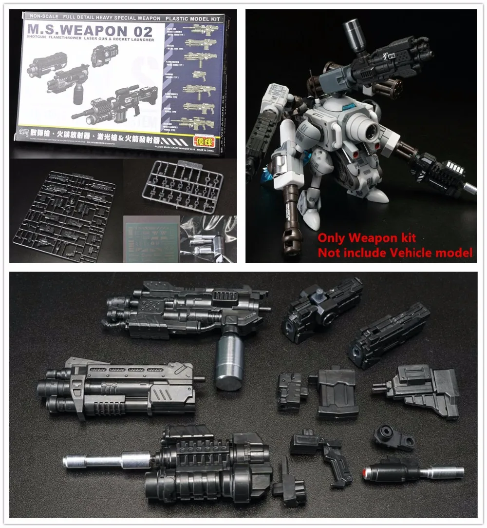 YH M.S. Weapon 02 set Special for Metal Slug Super Vehicle MG model