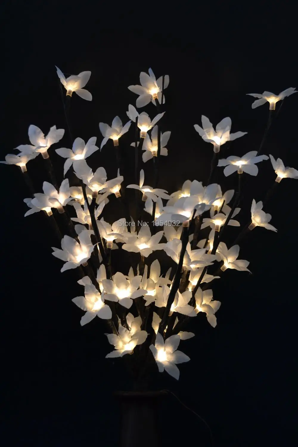 3V AdaptorType Blossom Forsytia Flower Branch Light 20\