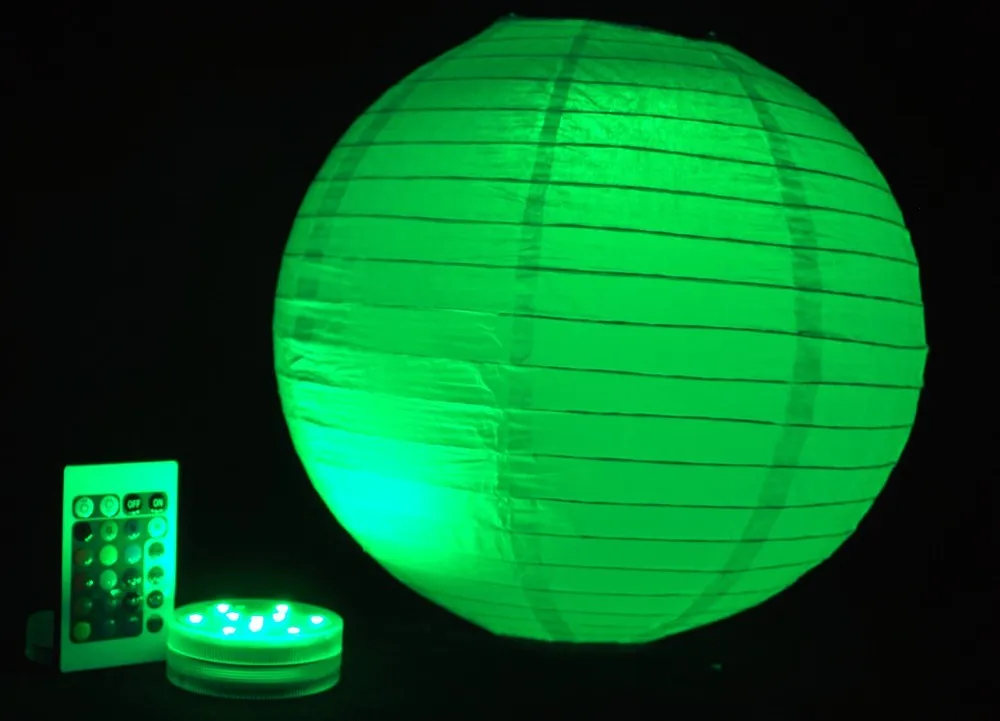 Mini Battery Operated Remote Controlled 10 Multicolors SMD LED Vase Lights,Submersible Led Light,Waterproof Floralyte Lights