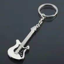 Metal Dice Keychain with Guitar and Soccer #6