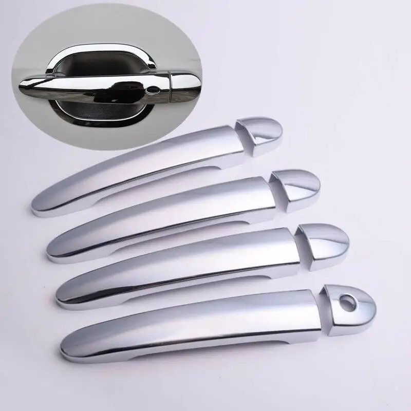 

Новая хромированная накладка на дверную ручку автомобиля для Chery Tiggo 5 Tiggo5 2014 2015 2016 2017 2018, наклейка для стайлинга автомобиля, накладка