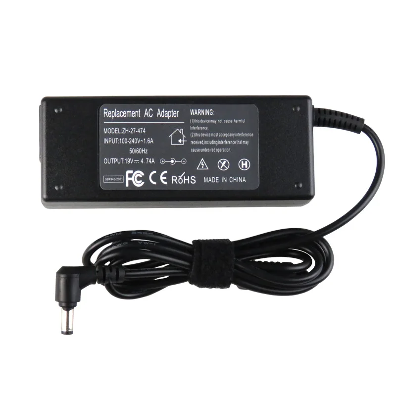 19v 4.74a 90W AC Power Adapter Charger for Asus X550 X550CA X550C X551 X551M X551CA X551MA X551MA-DS21Q X551MA-RCLN03 U43F U43FR