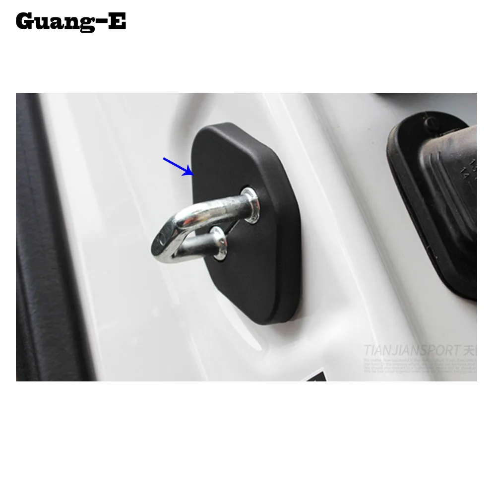 Car Body Latch Stop Anti Rust Water Proof Door Lock Keys Key Buckle Panel Frame For Toyota C-HR CHR 2017 2018 2019 2020 2021