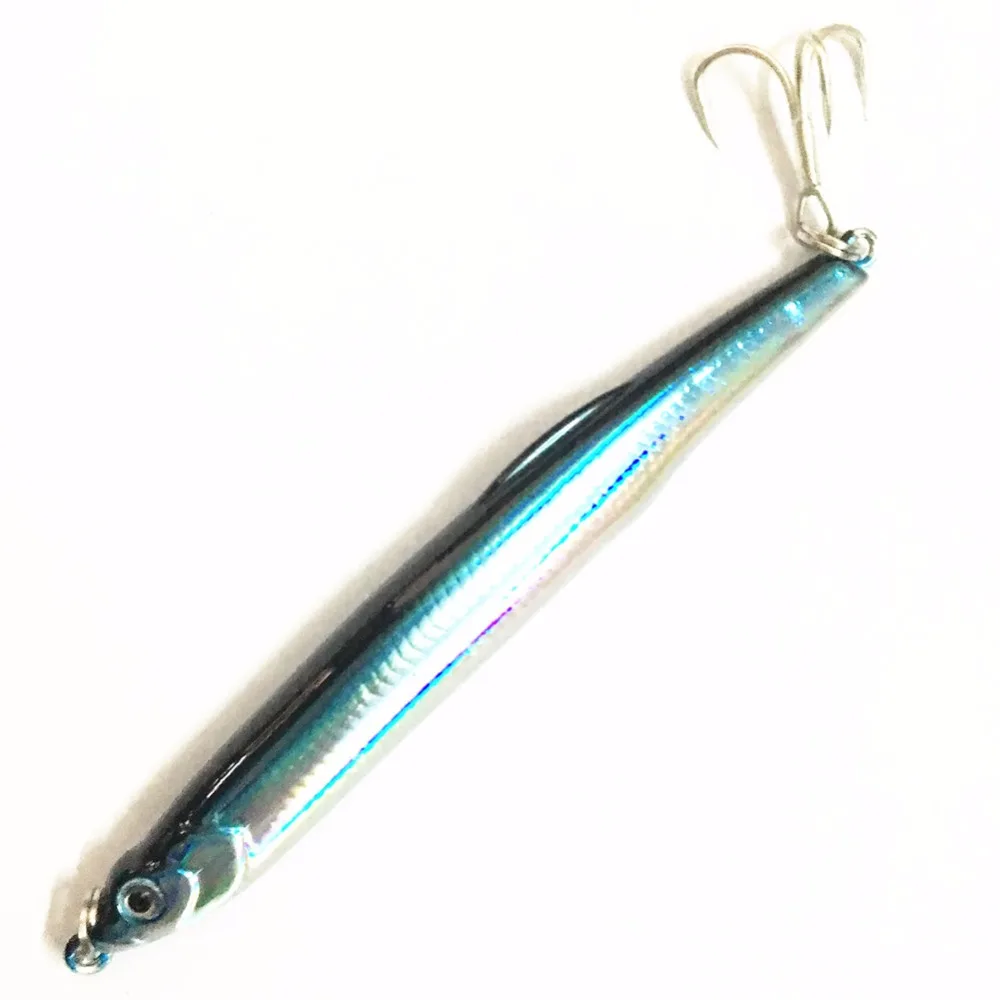 2025 Fishing Lure Sinking Pencil Bait 9.5cm 16.5g Bullet Shaped Hard Bait Laser Fly Fishing Bait Casting Peche Leurre Souple