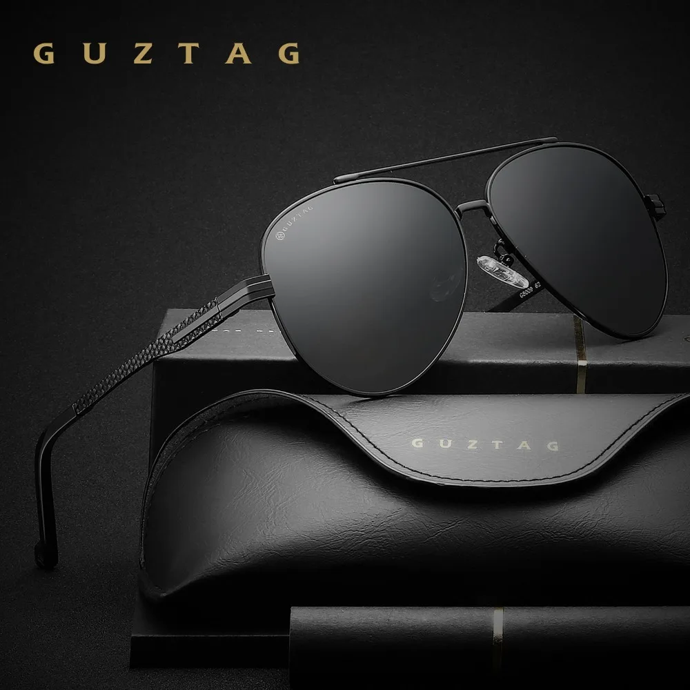 GUZTAG Brand Sunglasses Fashion Classic Polarized Men's Designer Goggle Driving Eyewear Sun Glasses UV400 For Male/ Female G8009