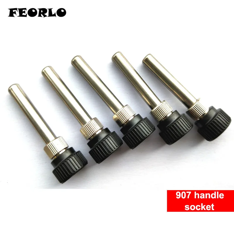 FEORLO 3PCS/Lot 907 Handle Socket Soldeirng Handle Case Sleeve For HAKKO Atten AOYUE 936 / 937 Soldering Station Free Shipping