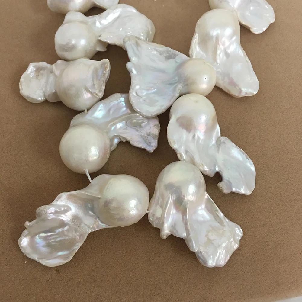 free shipping loose pearl beads,100% Nature freshwater loose pearl with  baroque shape, BIG BAROQUE shape pearl .13-17 mm