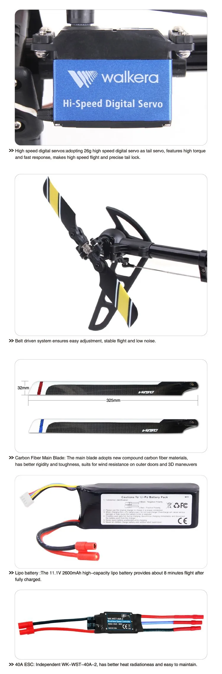 Walkera V450d03 Rc Pezzi Di Ricambio Dell'elicottero Vite Di