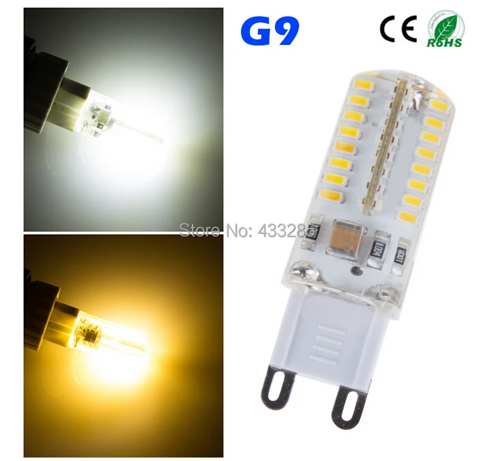 Wholesale - G9 LED 3W lamps MINI Crystal Bulb led corn light SMD Crystal light 220V cool white warm white free shipping