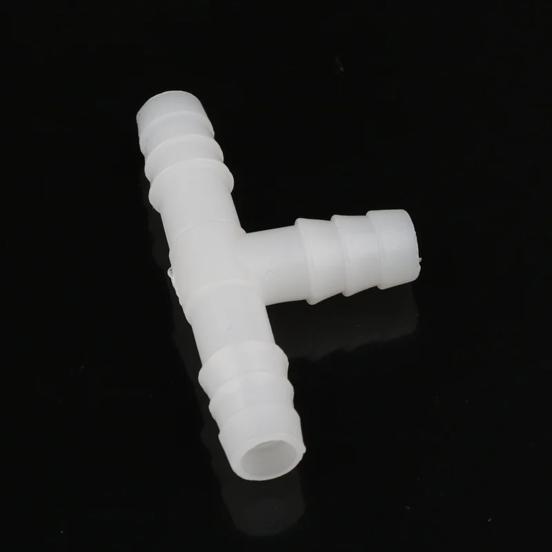 10pcs 8mm Tee Connector 3 Way Joint T Type Air Pump Adapter Air Flow Joint Aquarium Fish Tank Accessories For Garden Irrigation