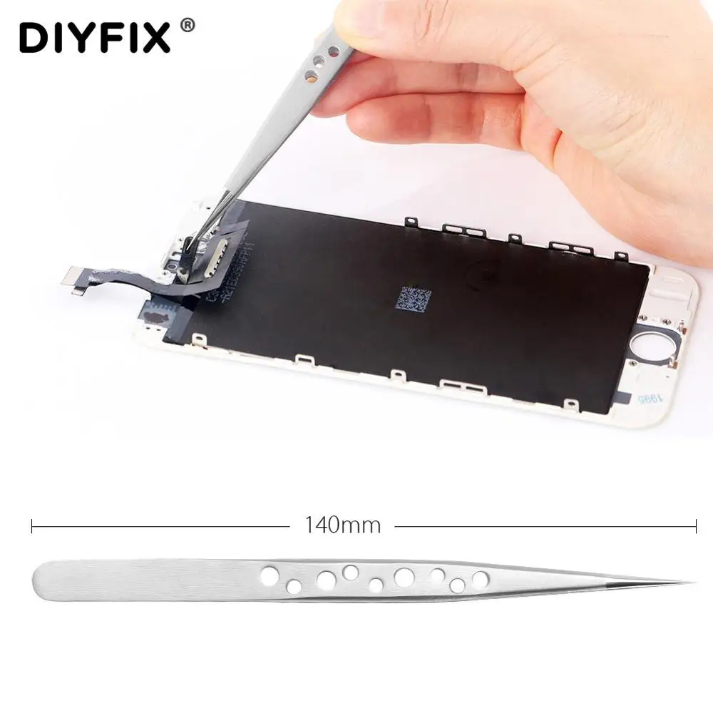 Herramientas de reparación de teléfonos móviles, juego de pinzas, destornillador, Spudger, herramienta de apertura de palanca para iPhone XR XS Max 8 7 Plus, 13 en 1